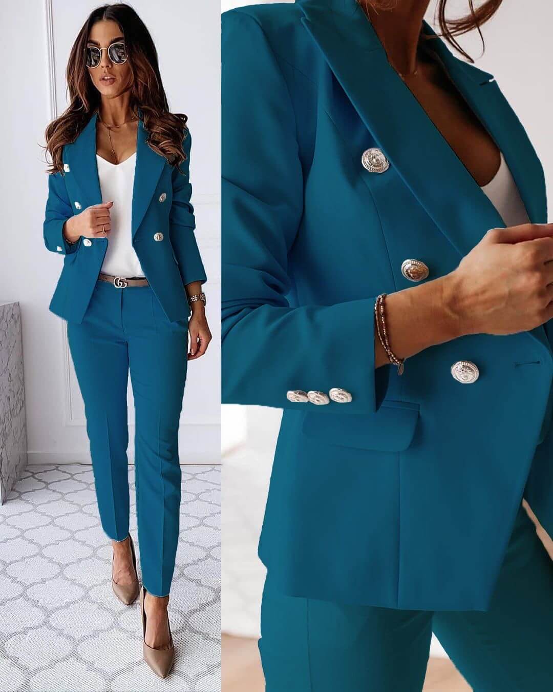 Completo da Donna - Blazer e Pantaloni Eleganti Aderenti