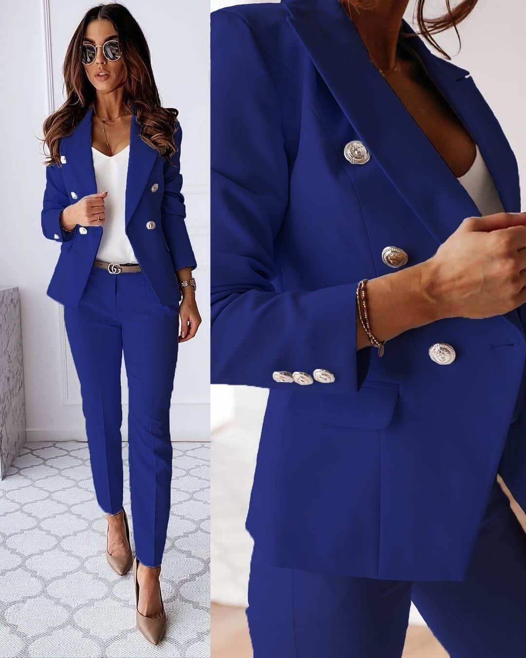 Completo da Donna - Blazer e Pantaloni Eleganti Aderenti