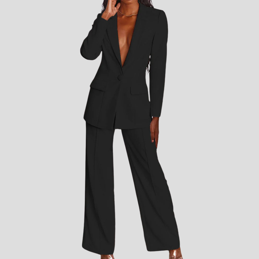 Completo da donna con blazer e pantaloni