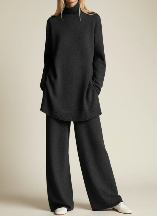 Completo da Donna con Pantaloni Vestibilità Comoda a Gamba Larga