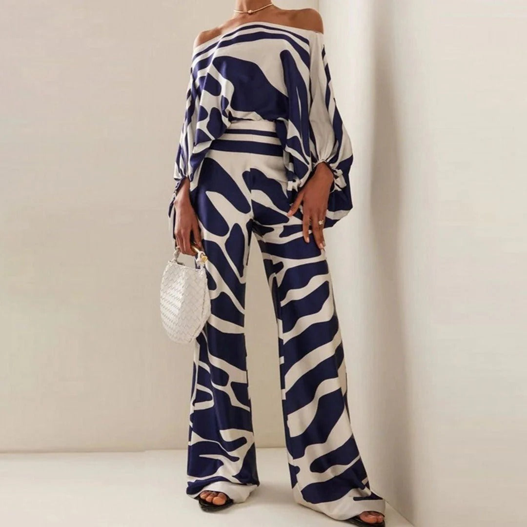 Completo Due Pezzi da Donna con Spalle Scoperte