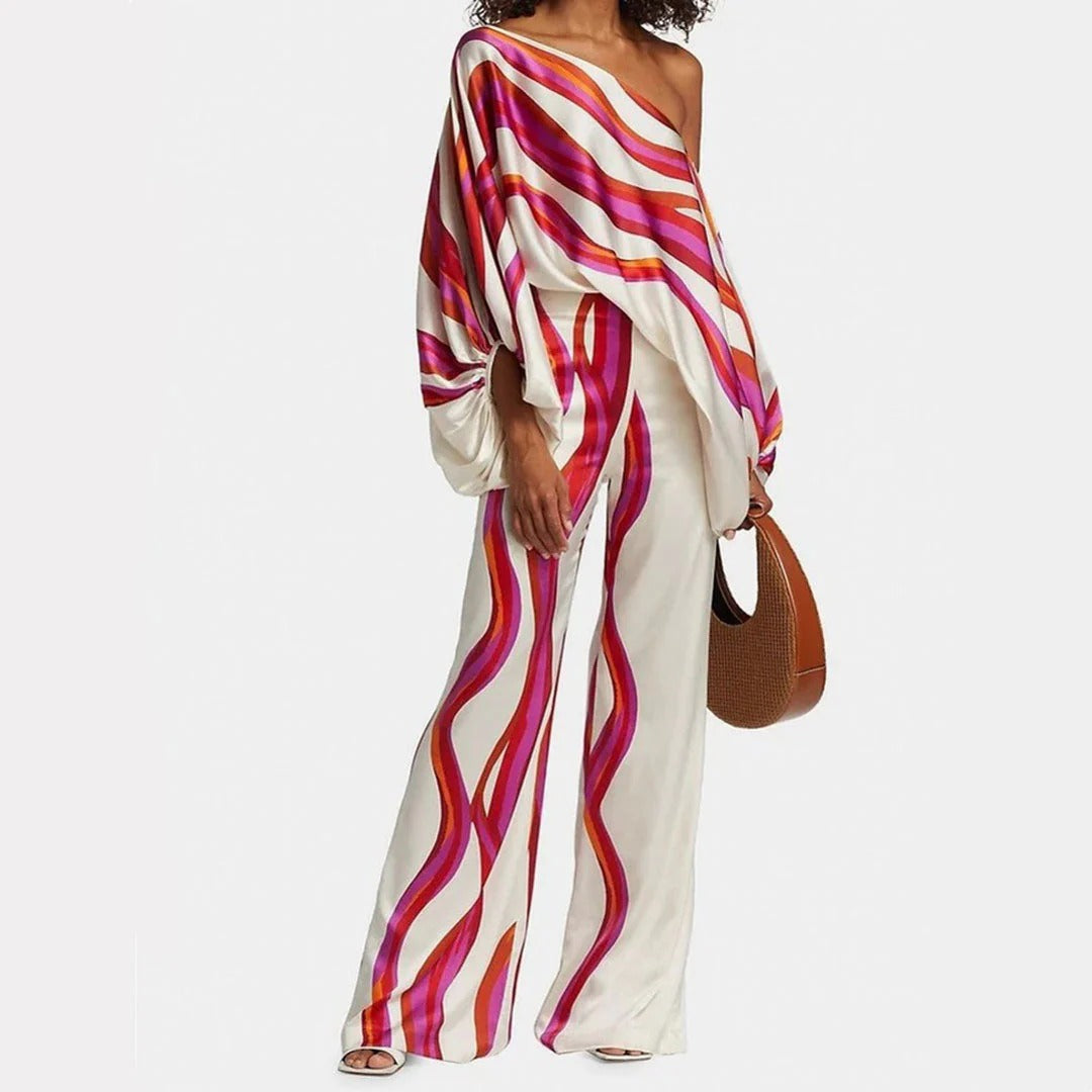 Completo Due Pezzi da Donna con Spalle Scoperte