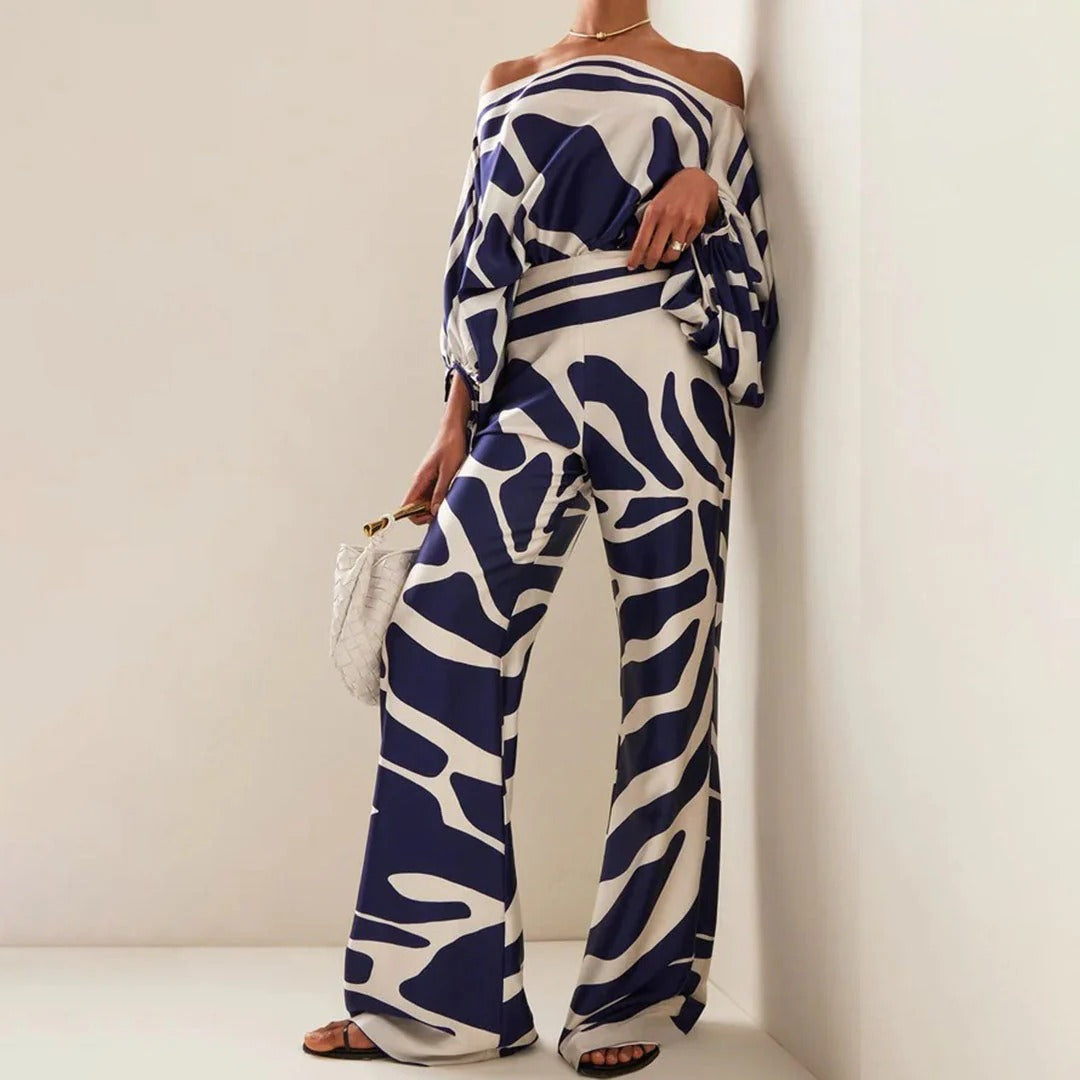 Completo Due Pezzi da Donna con Spalle Scoperte