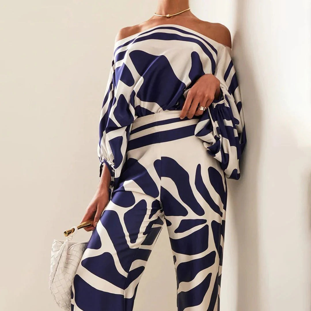 Completo Due Pezzi da Donna con Spalle Scoperte