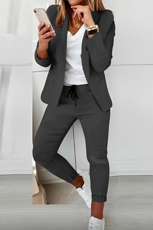 Completo Elegante da Donna 2 Pezzi con Blazer