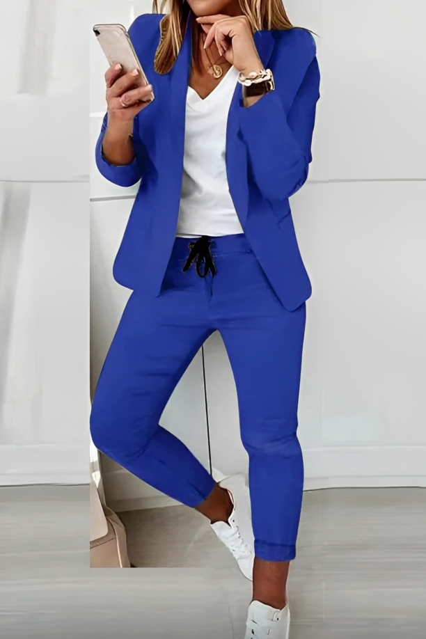 Completo Elegante da Donna 2 Pezzi con Blazer