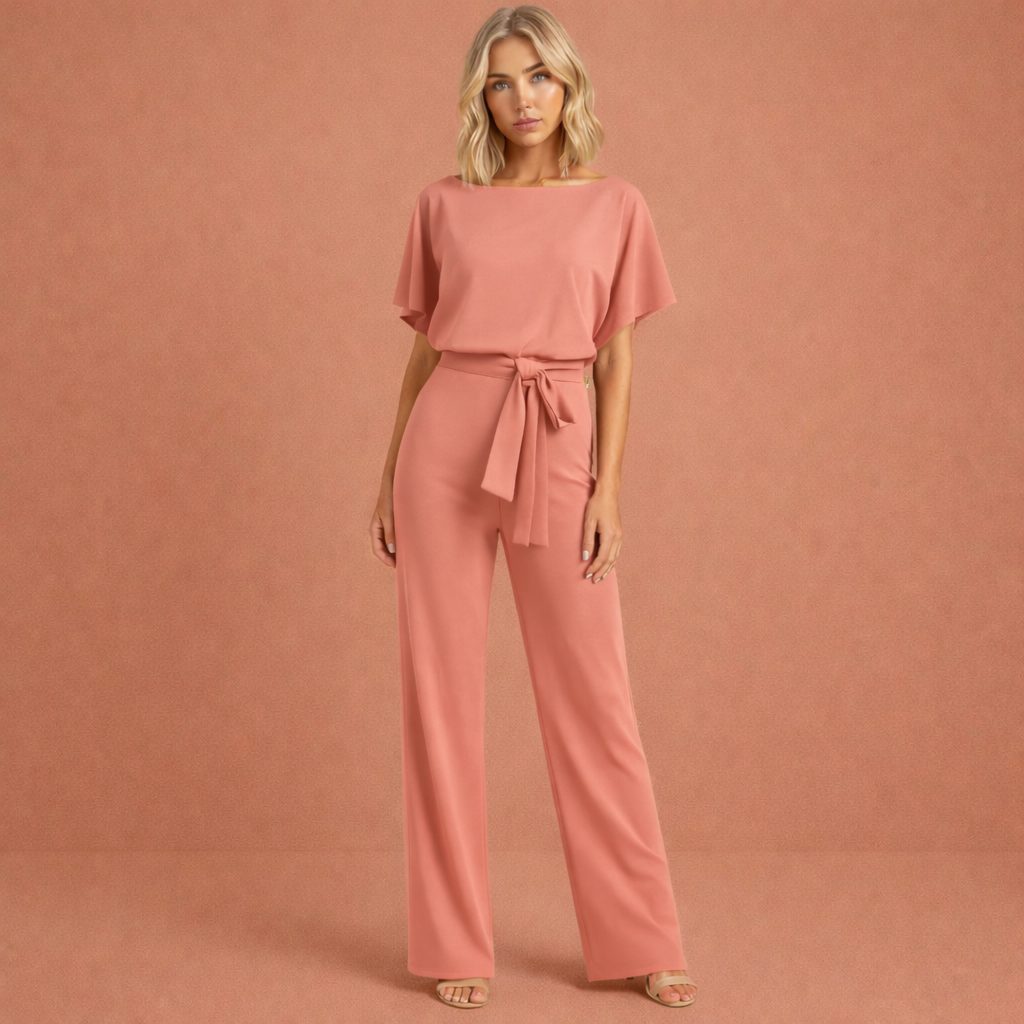 Completo Elegante Due Pezzi da Donna con Cintura per un Look Raffinato