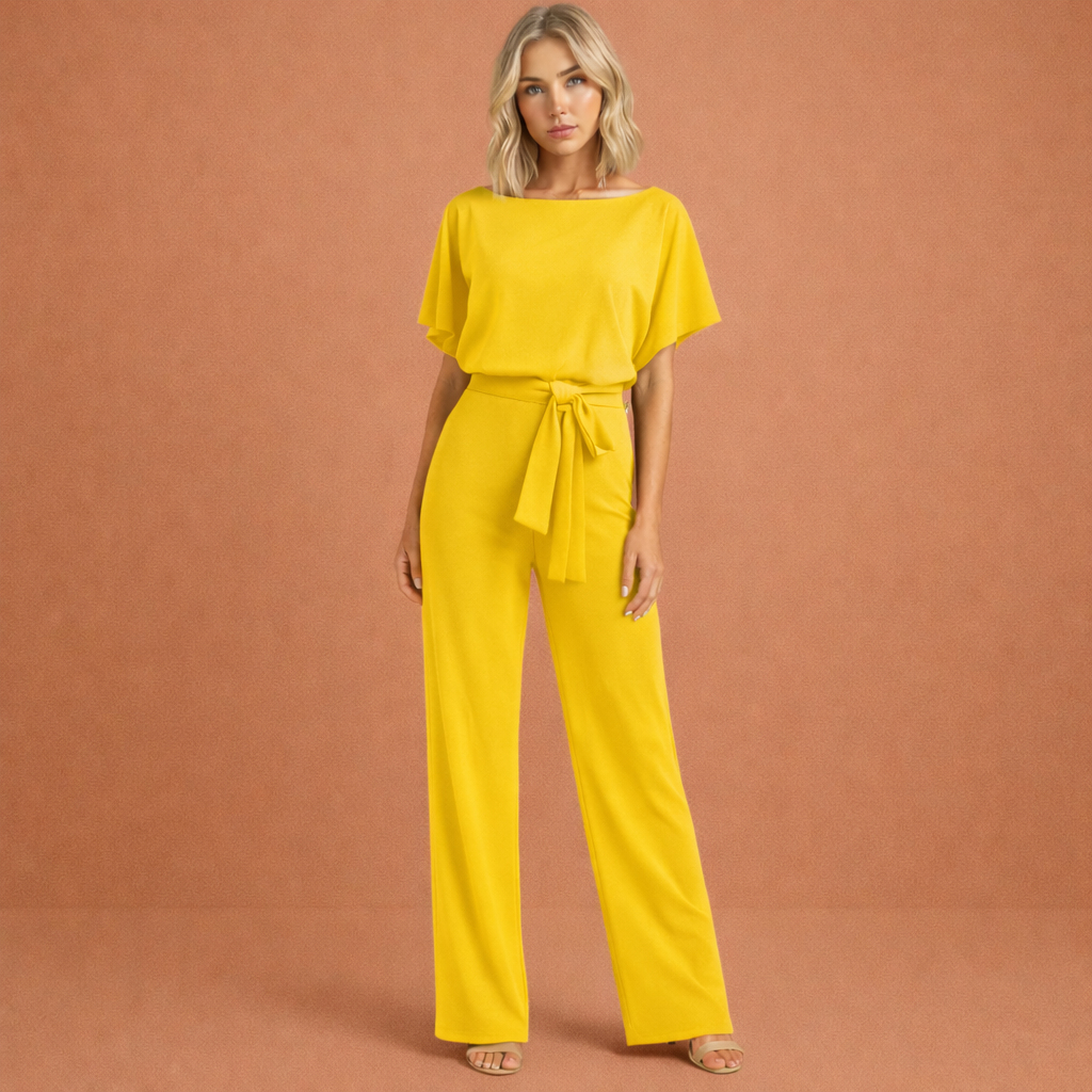 Completo Elegante Due Pezzi da Donna con Cintura per un Look Raffinato