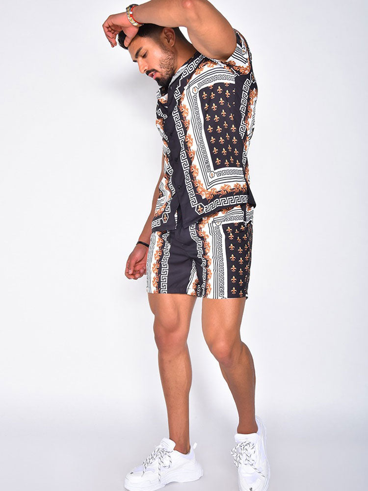 Completo estivo hawaiano | Un set da uomo colorato e sexy