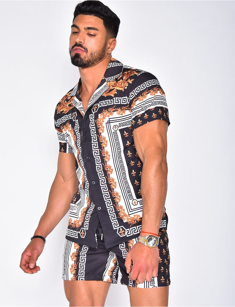 Completo estivo hawaiano | Un set da uomo colorato e sexy