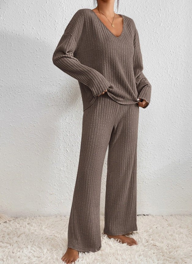Completo loungewear in maglia da donna