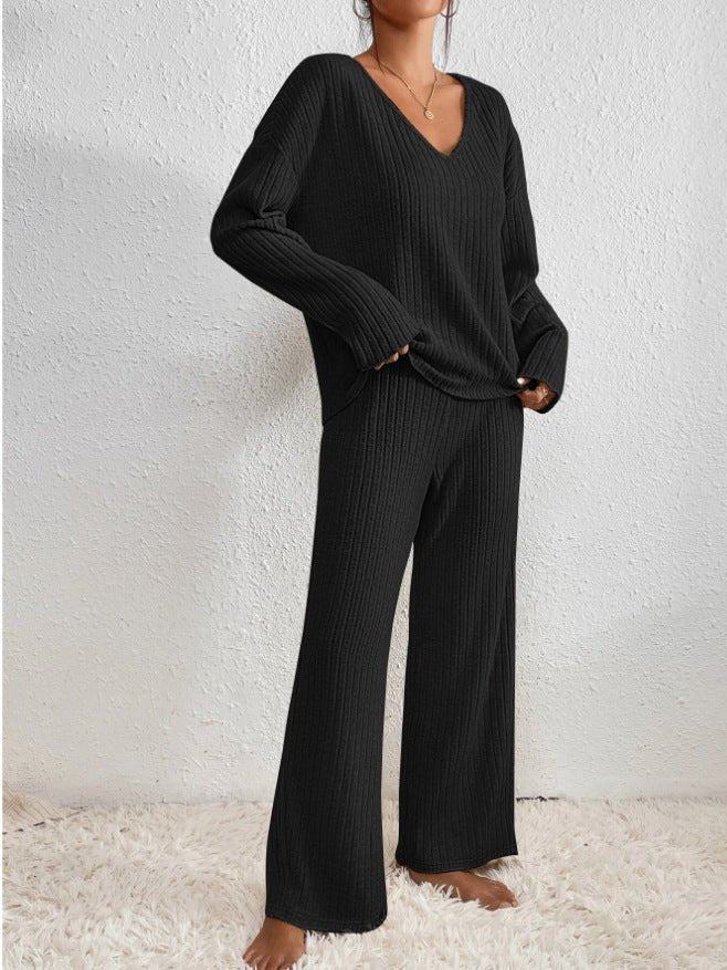 Completo loungewear in maglia da donna