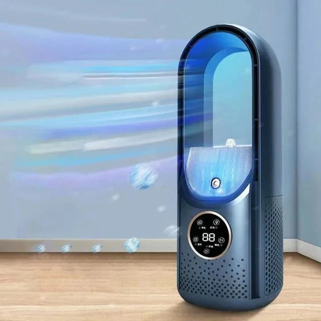 Condizionatore portatile silenzioso senza pale | Flusso d'aria uniforme | Compatto e a basso consumo energetico