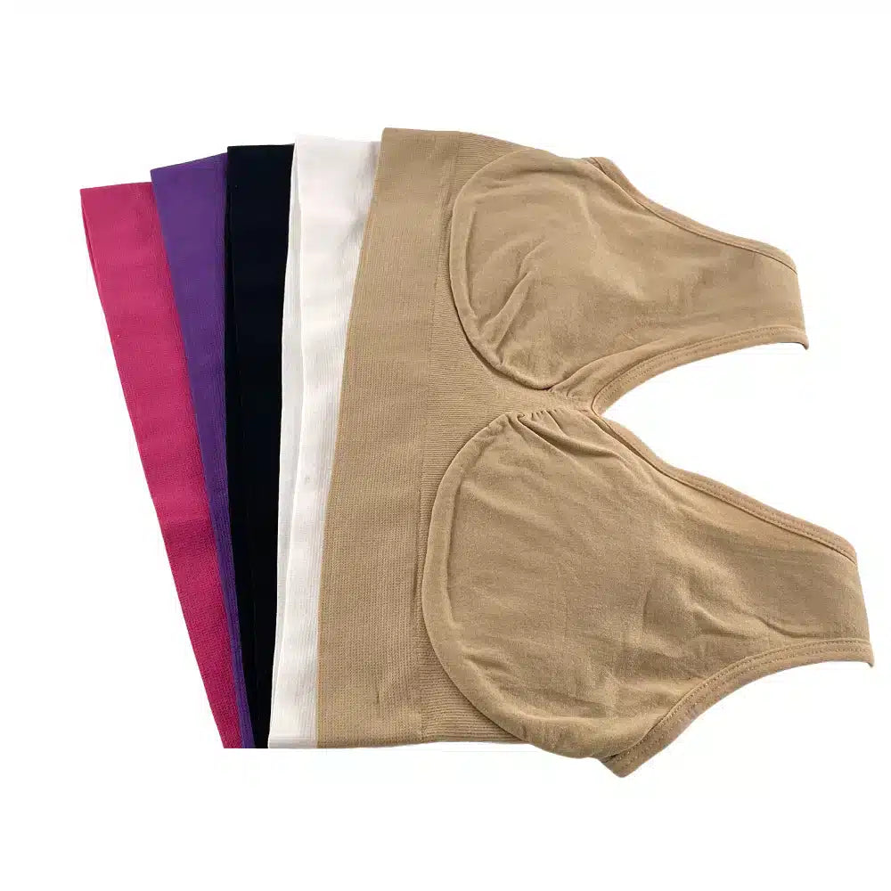 Confezione da 5 reggiseni senza cuciture (disponibili in vari colori)
