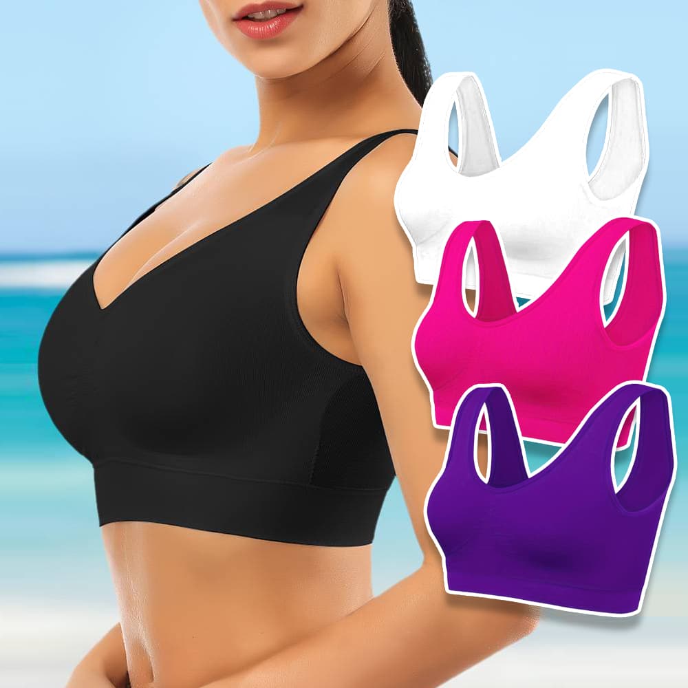 Confezione da 5 reggiseni senza cuciture (disponibili in vari colori)