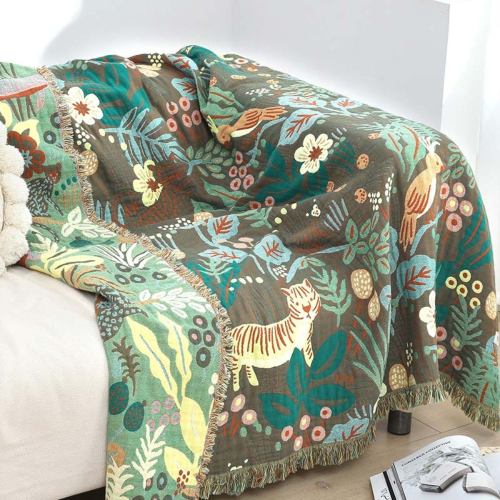 Coperta double face Tiger's Lair