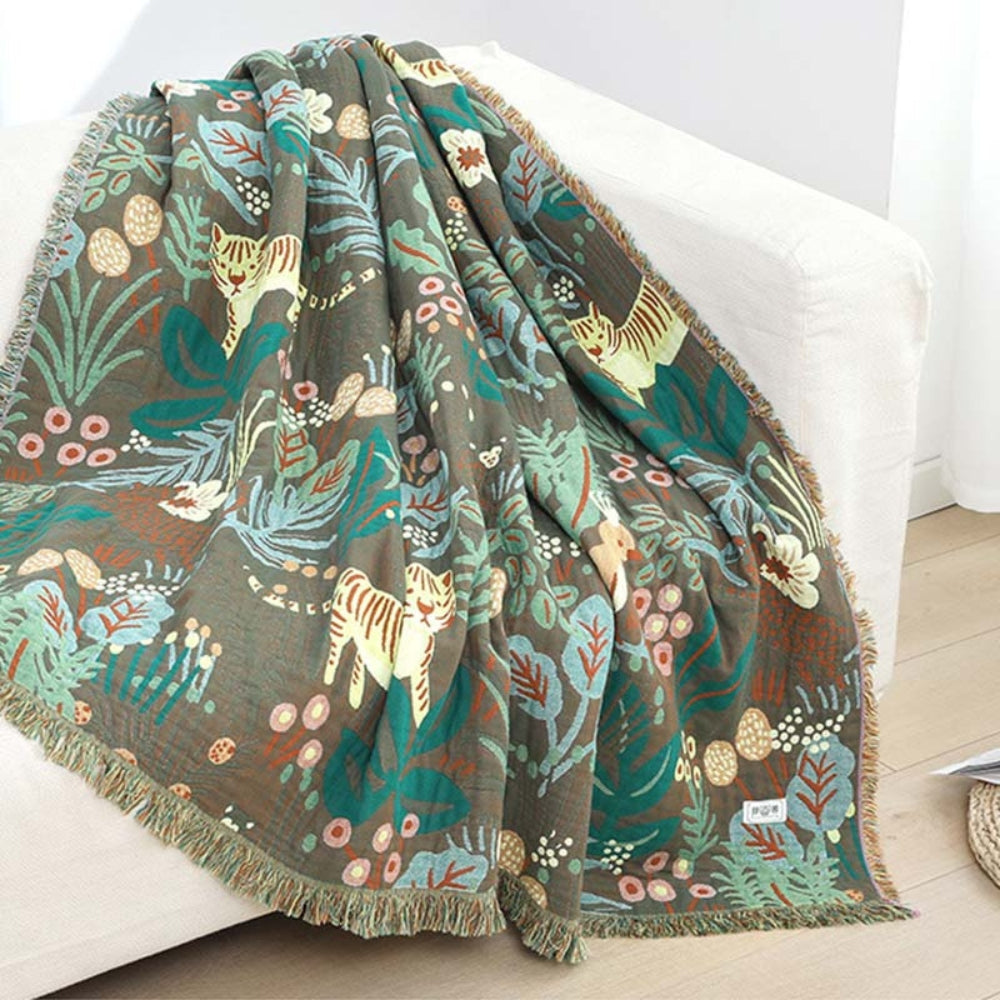 Coperta double face Tiger's Lair