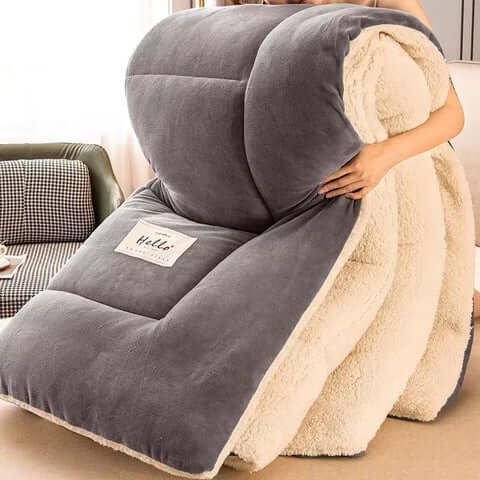 Coperta invernale extra calda in pile di flanella
