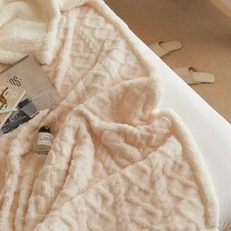 Coperta invernale spessa in lana d'agnello - WarmWool