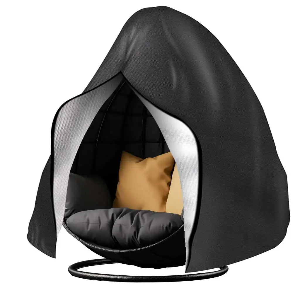 Copertura Impermeabile Resistentissima per Poltrona ad Uovo – Protezione UV e Antivento, Poliestere Oxford 210D, 115×190 cm o 230×200 cm
