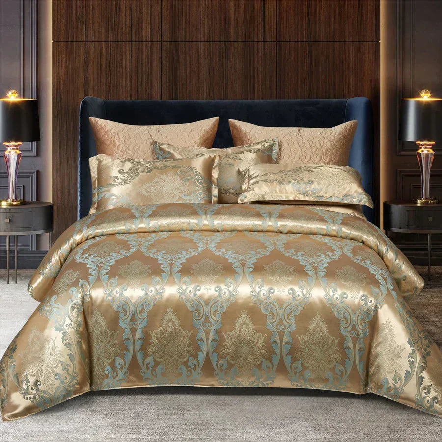 Copripiumino in tessuto jacquard per la camera da letto