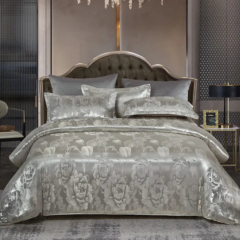 Copripiumino in tessuto jacquard per la camera da letto