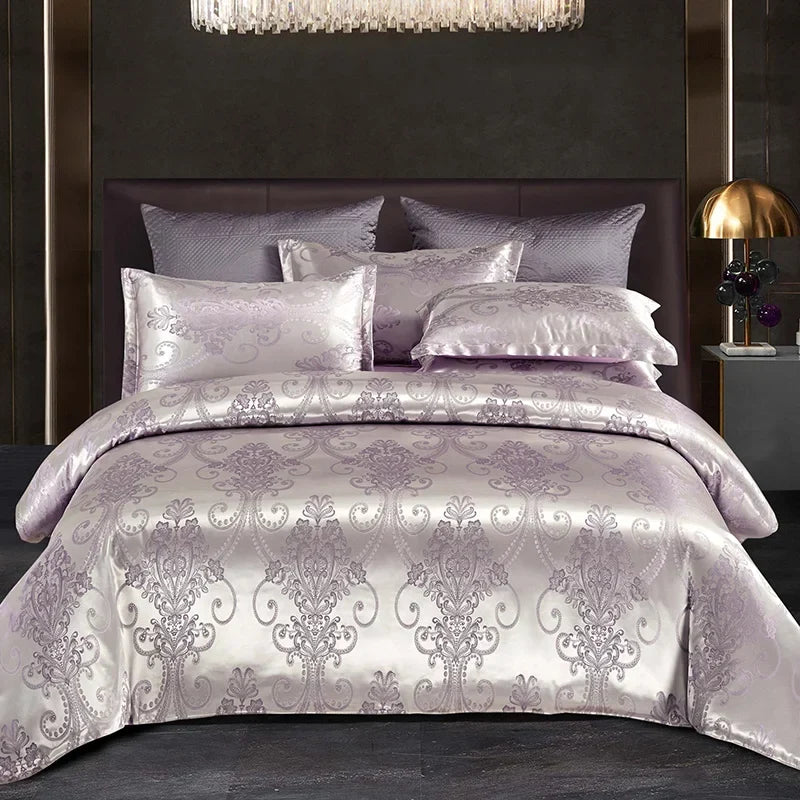 Copripiumino in tessuto jacquard per la camera da letto