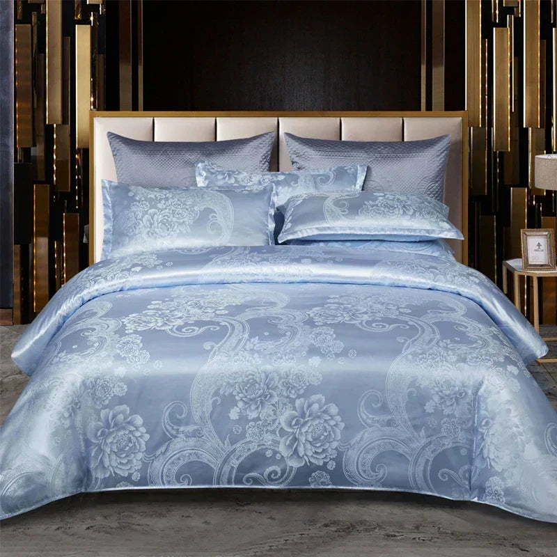 Copripiumino in tessuto jacquard per la camera da letto
