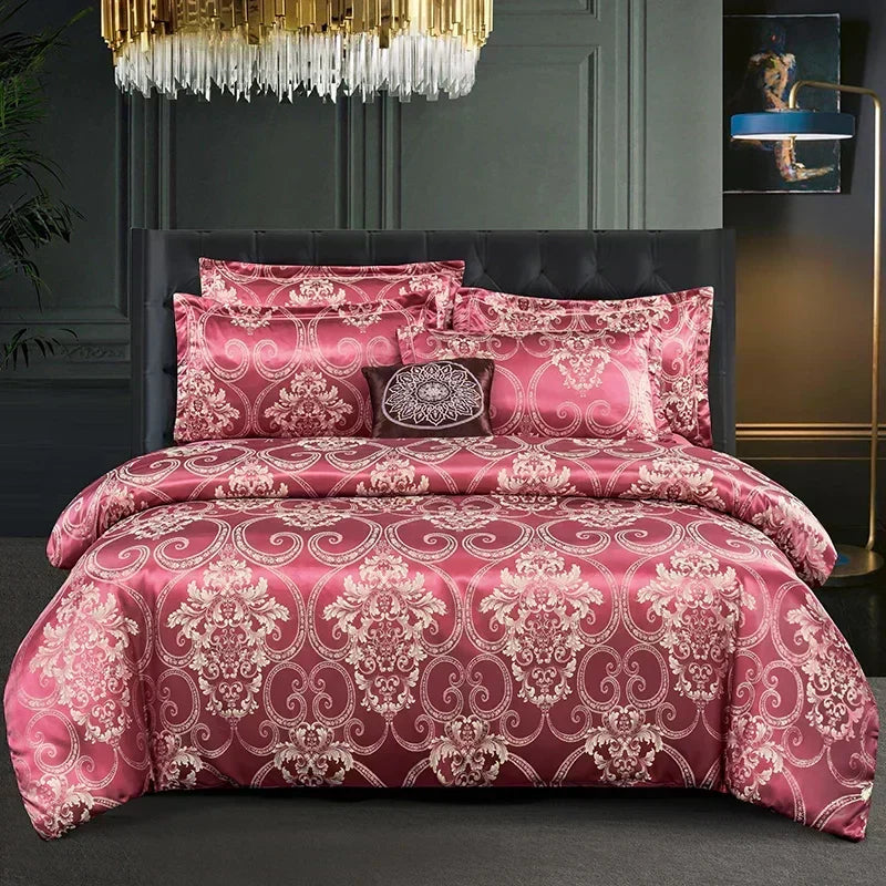 Copripiumino in tessuto jacquard per la camera da letto