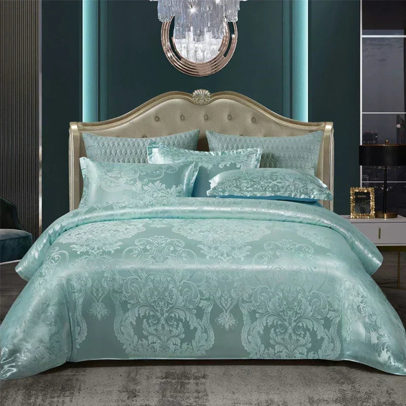 Copripiumino in tessuto jacquard per la camera da letto