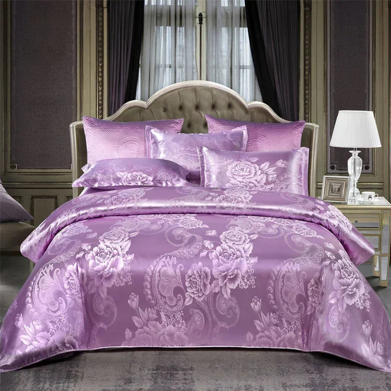 Copripiumino in tessuto jacquard per la camera da letto