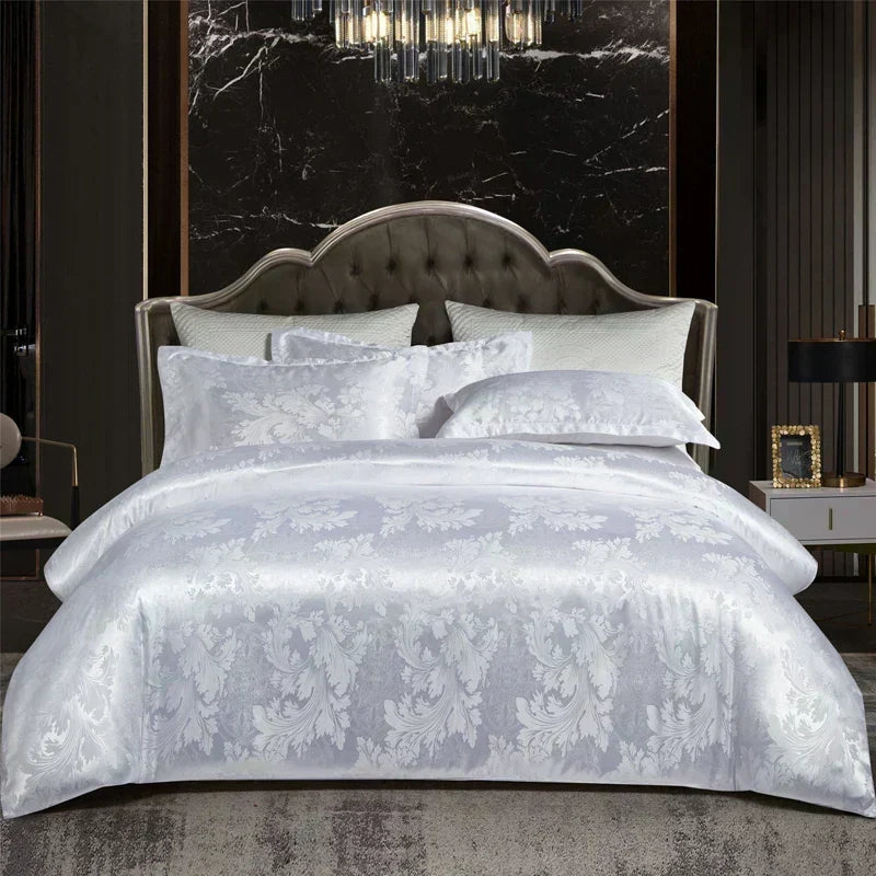 Copripiumino in tessuto jacquard per la camera da letto