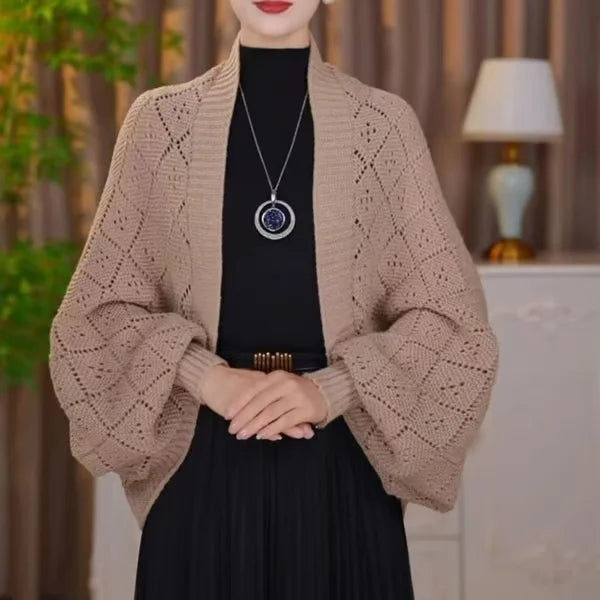 Coprispalle Bolero da Donna in Maglia per un Confortevole e Caldo Stile Invernale