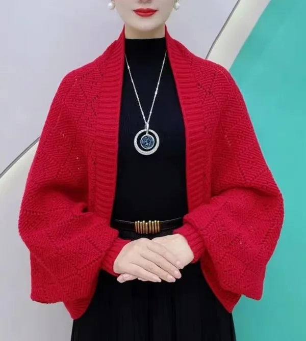 Coprispalle Bolero da Donna in Maglia per un Confortevole e Caldo Stile Invernale