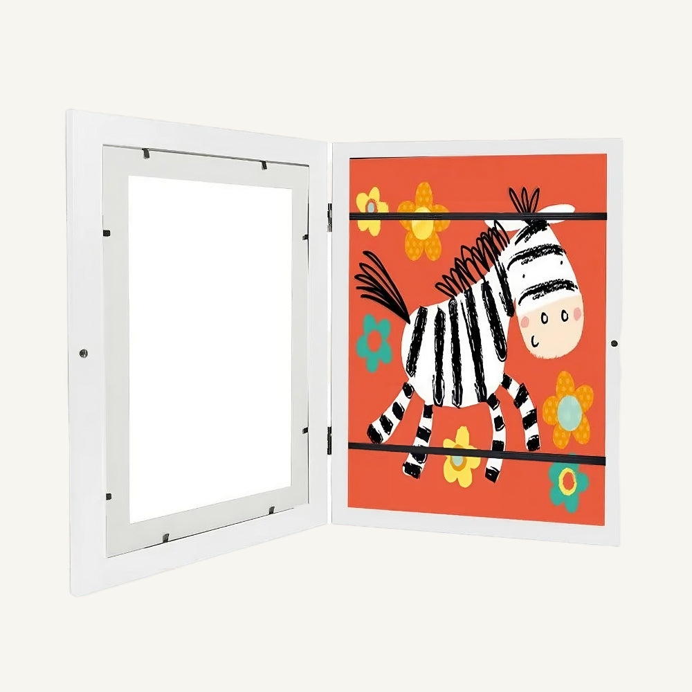 Cornice portafoto per bambini per esporre disegni creativi