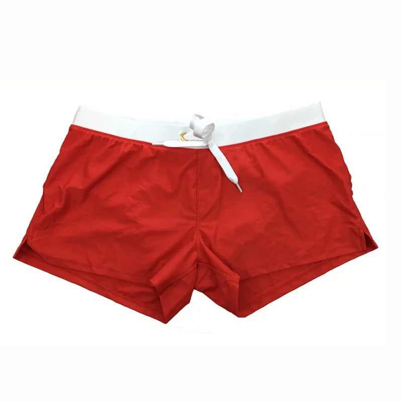Costume da Bagno a Pantaloncino ad Asciugatura Rapida con Vita Regolabile