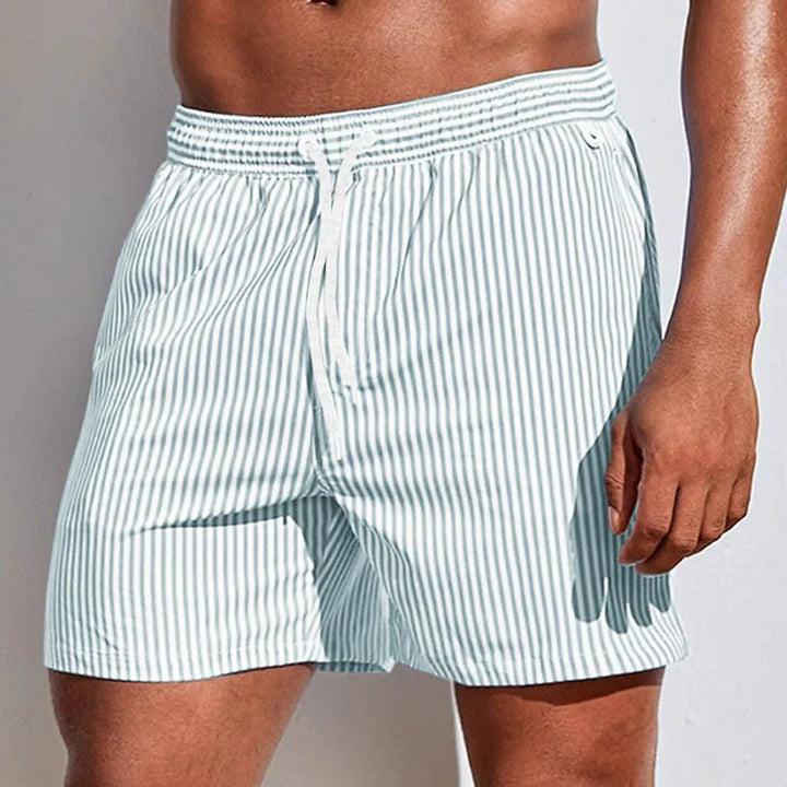 Costume da Bagno a Pantaloncino da Uomo Casual ad Asciugatura Rapida con Vita Elastica