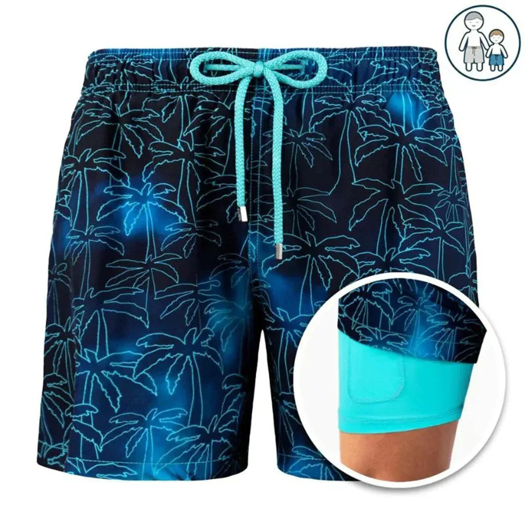 Costume da bagno da uomo con fodera integrata