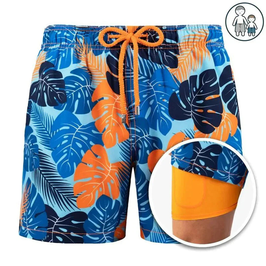 Costume da bagno da uomo con fodera integrata