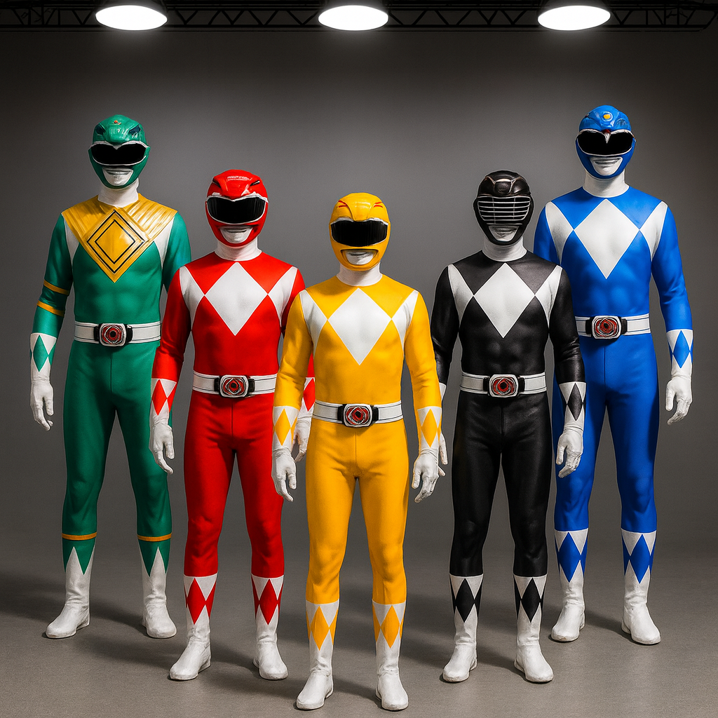 Costume da supereroe per bambini – Tuta intera con stampa muscoli per feste e celebrazioni