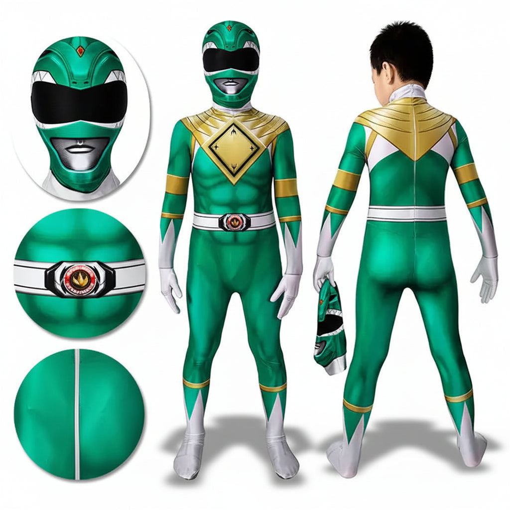 Costume da supereroe per bambini – Tuta intera con stampa muscoli per feste e celebrazioni