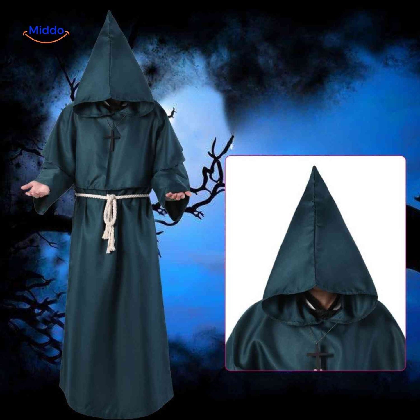 Costume | Design Medievale, Comodo e Ideale per Halloween