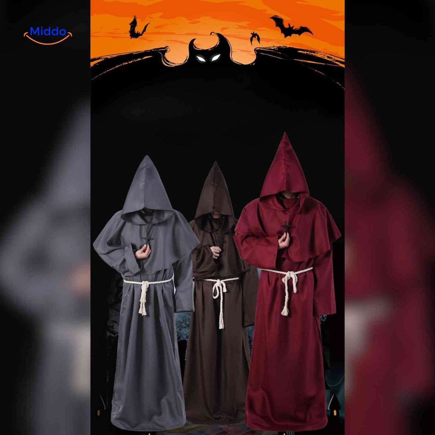 Costume | Design Medievale, Comodo e Ideale per Halloween