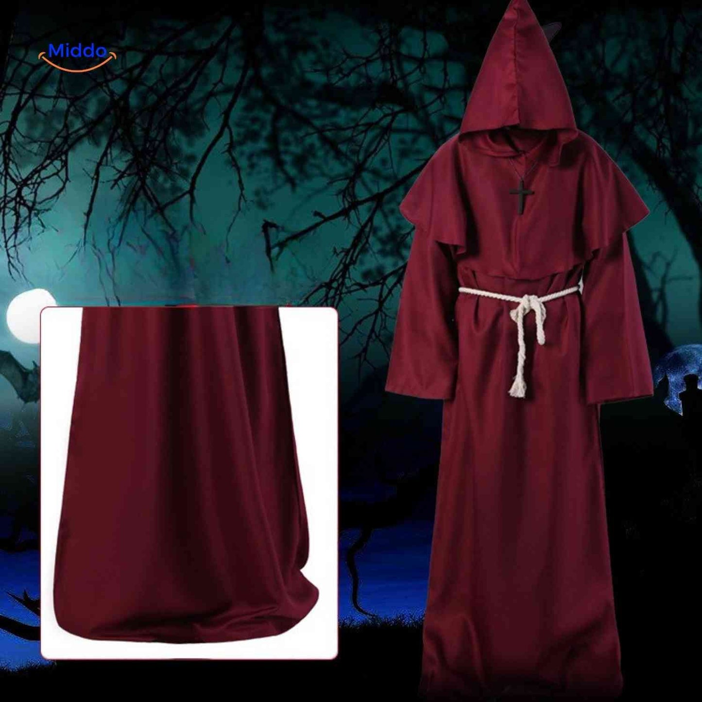 Costume | Design Medievale, Comodo e Ideale per Halloween