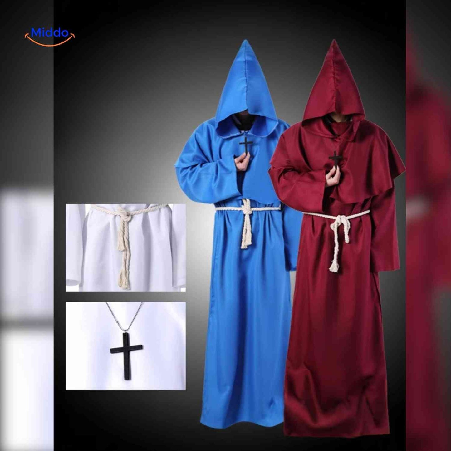 Costume | Design Medievale, Comodo e Ideale per Halloween