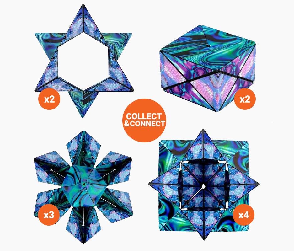 Cubo Magico Magnetico Trasformabile | Rompicapo Giocattolo | Multicolore