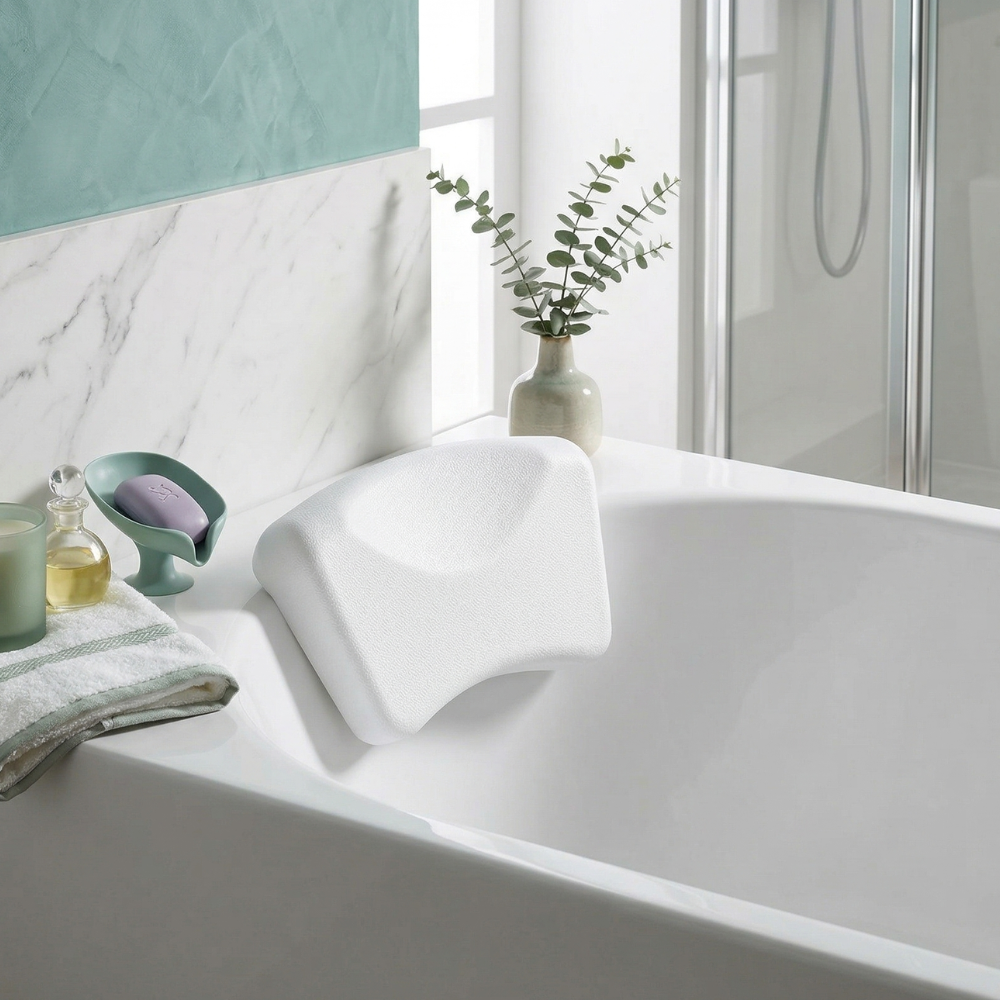 Cuscino Anatomico per Vasca da Bagno in Morbido Silicone Soft Touch