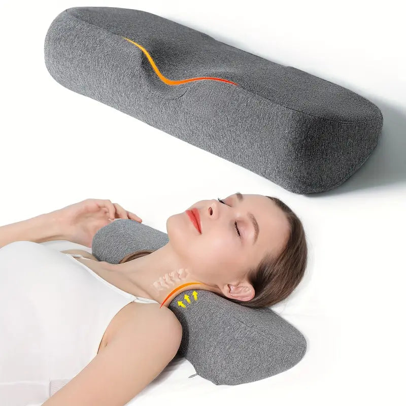Cuscino Cervicale Anatomico in Memory Foam per il Supporto del Sonno e il Sollievo dal Dolore Cervicale