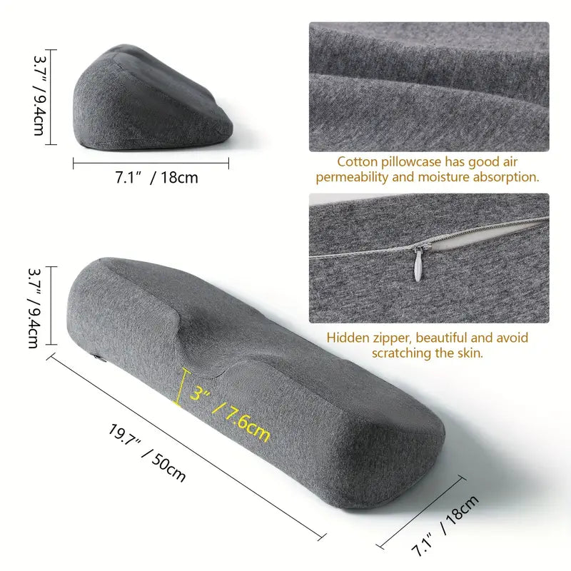 Cuscino Cervicale Anatomico in Memory Foam per il Supporto del Sonno e il Sollievo dal Dolore Cervicale