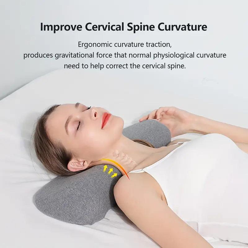 Cuscino Cervicale Anatomico in Memory Foam per il Supporto del Sonno e il Sollievo dal Dolore Cervicale
